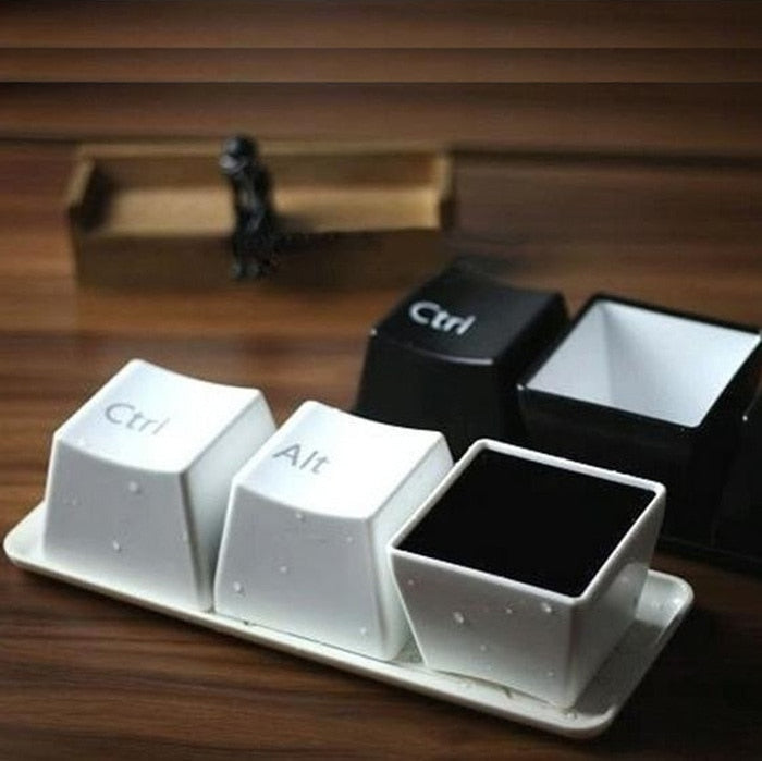 Creative Cup Tea Set Keyboard Fashion Cups